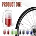 Lecctso 8PCS LED Tire Valve Cap Lights, Neon Spoke Flash Light Bulb Tire Valve Lights, Waterproof Wheel Tyre Valve Dust Cap, Cool Car Accessories Universal for Bike Motorcycle Truck (Colorful