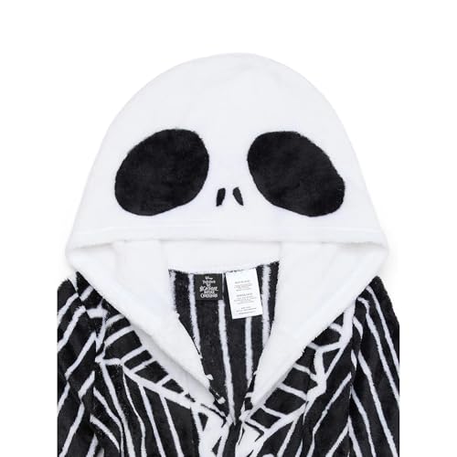 Disney Boys The Nightmare Before Christmas Jack Skellington Hooded Fleece Bathrobe2