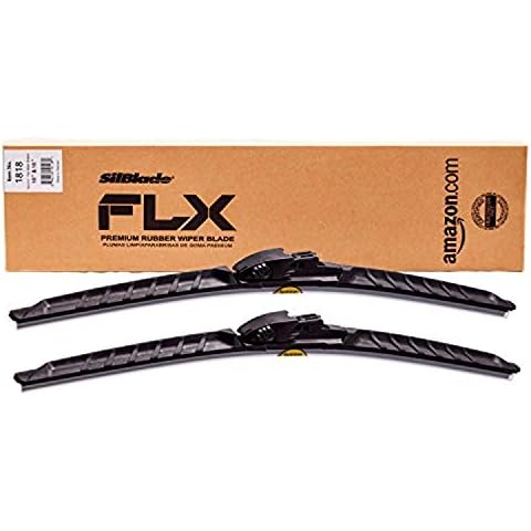 SilBlade FLX 1818 Premium Beam Wiper Blade Set - 18"/18" | Fits various models of Acura, Alfa Romeo, American Motors, Audi, BMW, Buick, Cadillac, Chevrolet, Chrysler, Dodge, Ford, Geo, GMC, Honda Cover