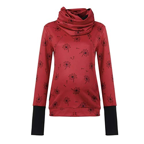 Navidad 2024 Navidad Top Embarazada Mujeres maternidad Lactancia con Capucha Suéter Lactancia Maternidad Blusa Camiseta Chica 8 Años, rojo, XL
