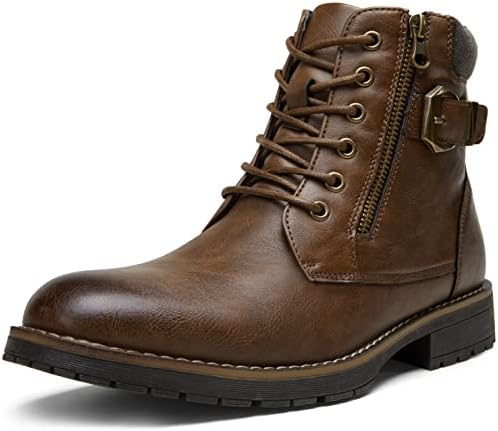 Vostey Men's Boots Boots for Men Casual Boots Motorcycle Combat A...