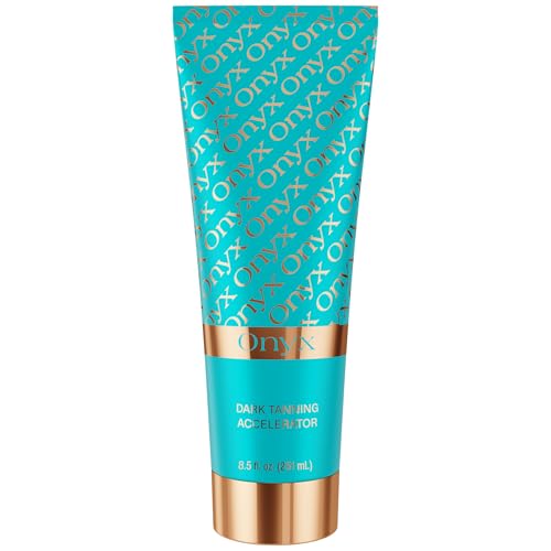 Onyx Strongest Dark Tanning Accelerator Lotion - Effective Tan Enhancer for Indoor & Outdoor Sun -...