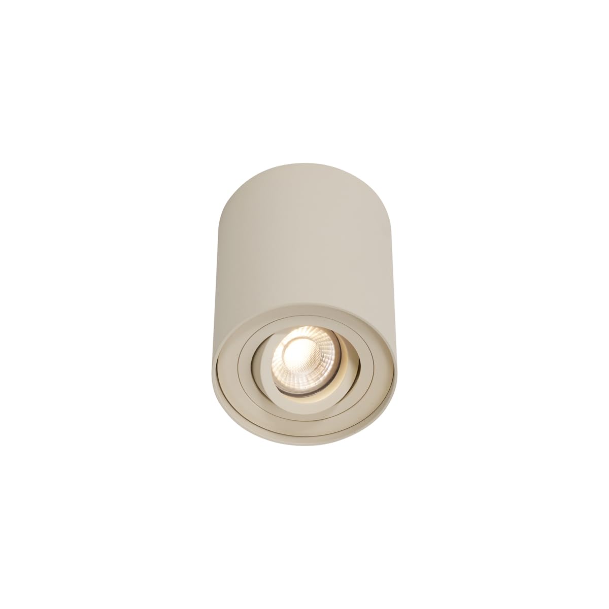 Qazqa Verstellbarer Deckenstrahler, Deckenspot - 108444 - Beige, max. 10W, Geeignet für LED, 10cm, Ideal als Flur, Küche lampe, Schlafzimmerlampe und Wohnzimmerlampe, Im 4er-Set.
