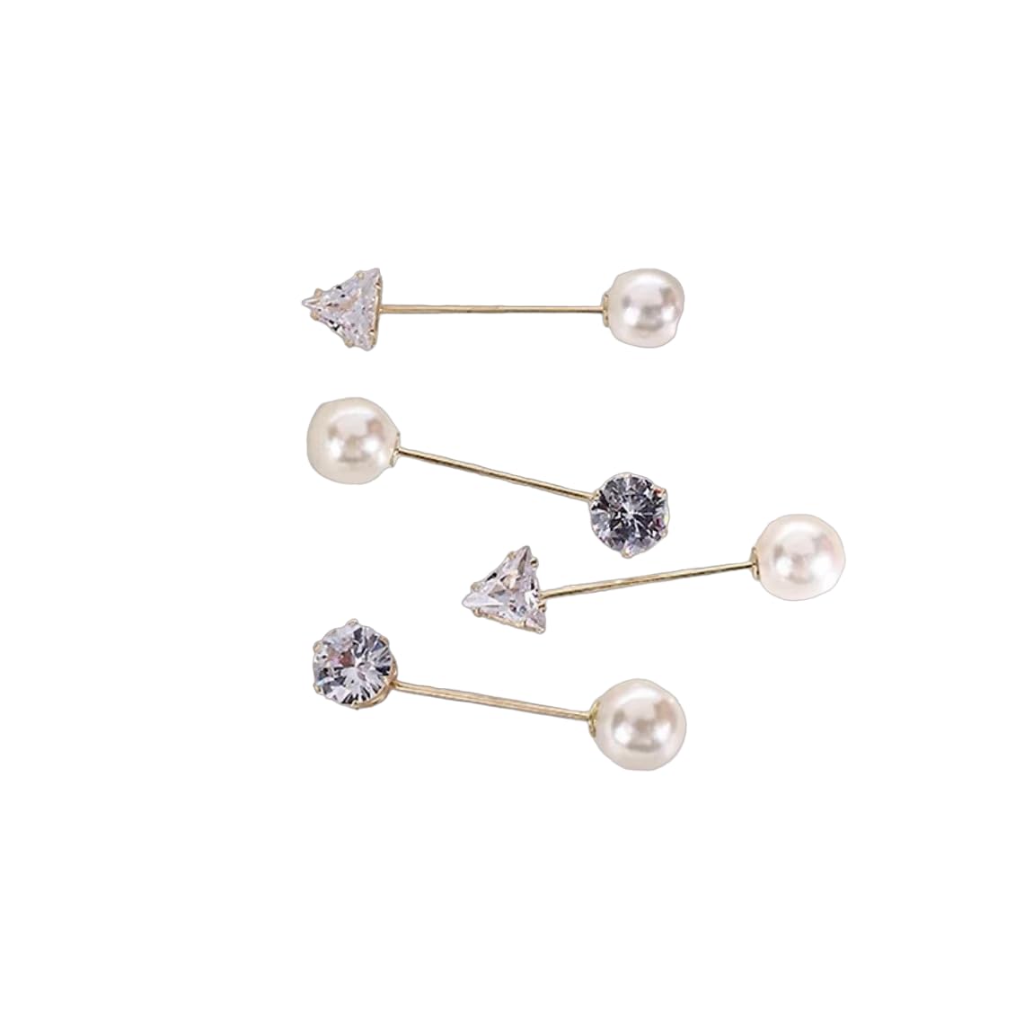 Diamond Studded White Pearl Brooch Using Hijab Pins or Blazer Lapel for Women and Men(pack of 3) (B0CK4BWYPY) Amazon Price History, Amazon Price Tracker