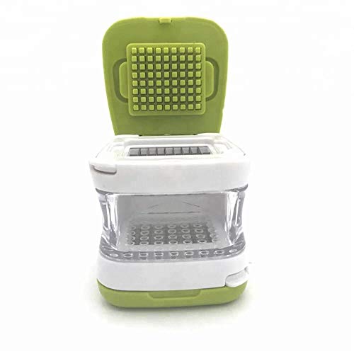 Angel's Multipurpose Garlic And Vegetable Chopper With One Garlic Peeler, And Storage Container Easy To Clean #TOP7