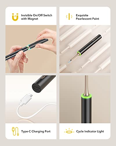 Bebirdpro Ear Wax Removal Cleaner With Ip67 Camera, Otoscope Ear Cleaning Tool With Premium Storage Box, Earwax Cleaner With Hd Camera For Ios, Android Phones T15 Pro Black, With Blackhead Vacuum #TOP4
