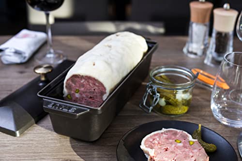 STAUB Terrine, Ofenform, 30x11 cm, Gusseisen, Zum Brot Backen, Für alle Herdarten inkl Induktion und Backofen, rechteckig, Schwarz – Ansicht 3