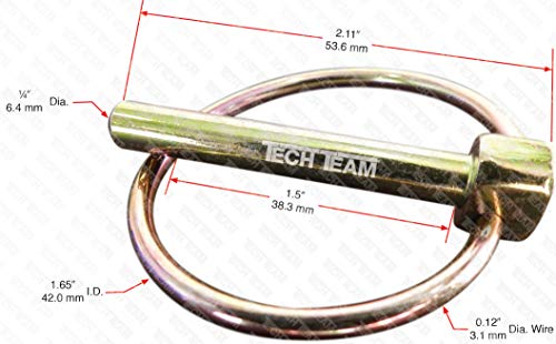 Tech Team 0084- #00848, Linchpin 1/4 Inch Dia X 1 1/2 Inch Long thumb #1