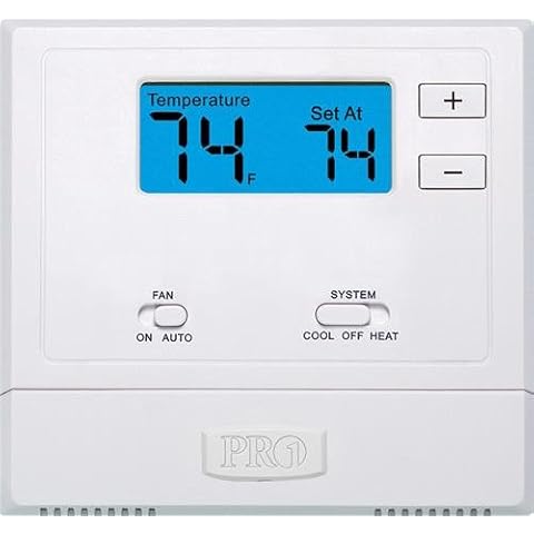 PRO1 IAQ T601-2 Single-Stage 1 Hot/1 Cold Non-Programmable Thermostat Cover