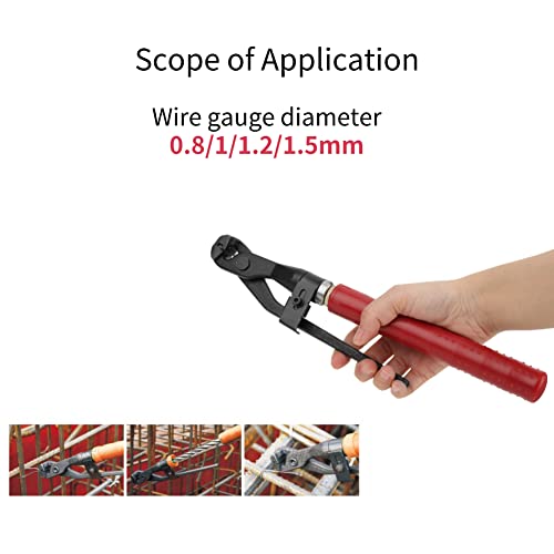 Alicates de refuerzo con llave hexagonal para atar cables y armaduras de forma rapida 4