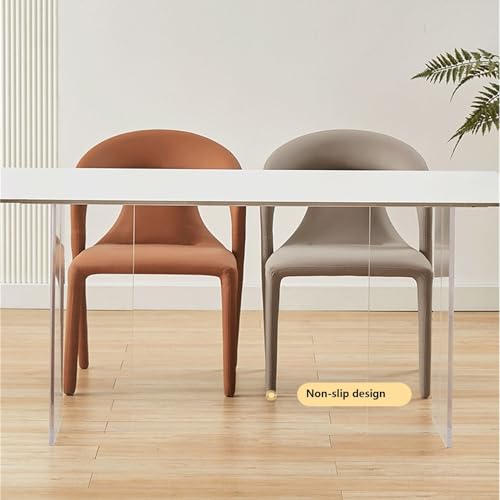 Chaises de cuisine orange pour un salon confortable et convivial - 5