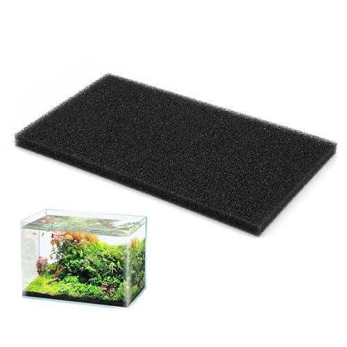 RowGlow Mousse de Filtre à découper 300x210x10mm pour Pompe Aquarium Bassin Universelle 30ppi (300x210x10mm 30ppi)