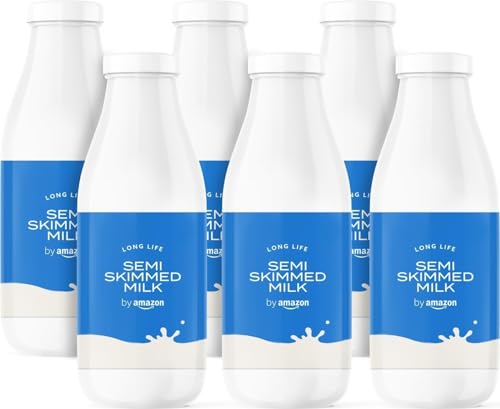 by Amazon Lait Demi-Écrémé, 6x1L