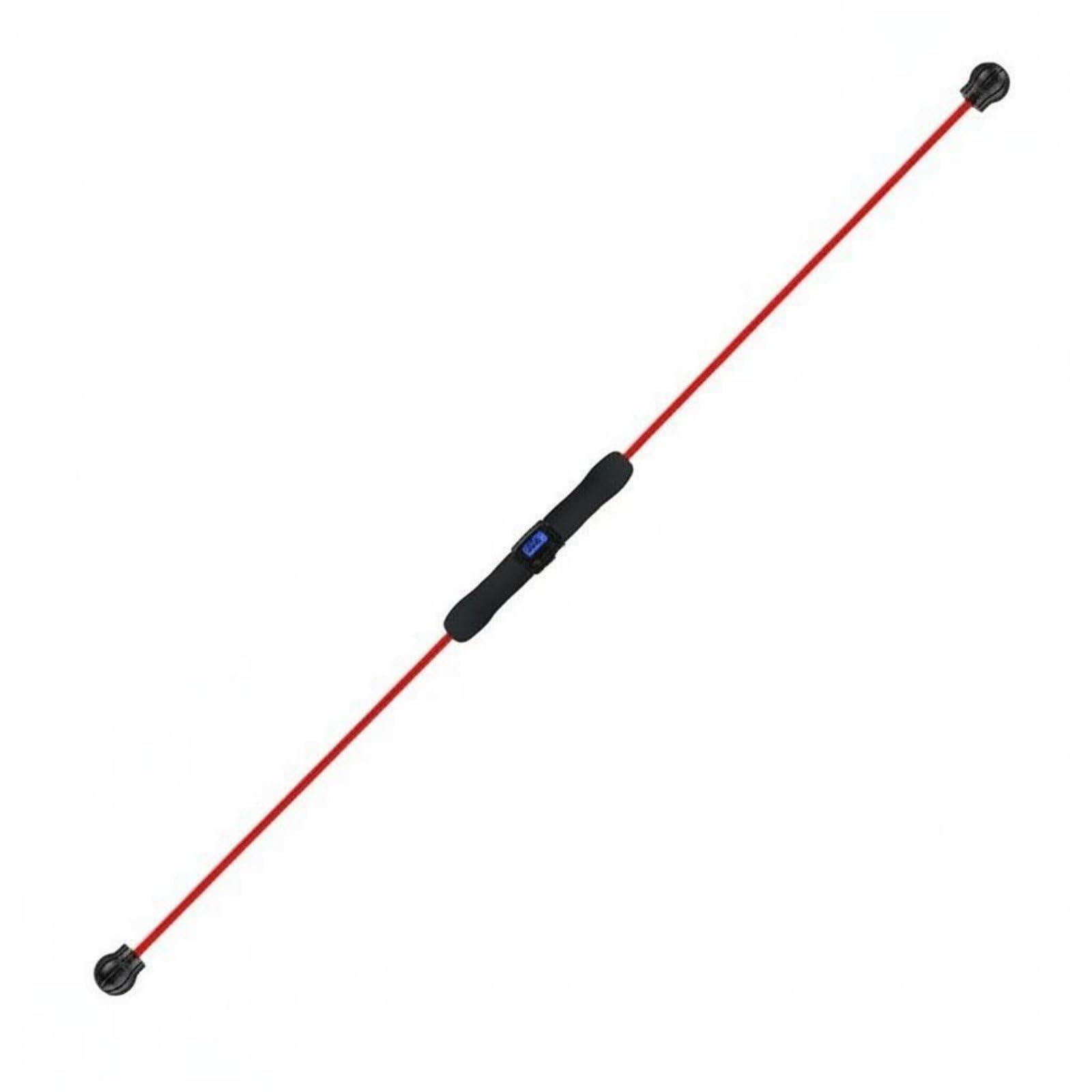 Flexible Exercise Bar Full Workout Resistance Posture Correction Dowel for Mindful Movement, Red, One-Piece W Counter | Vibration Platform Machines Cardio Equipment Fitness Running-image-16