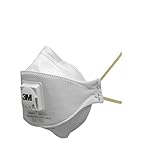 mascarilla de trabajo industrial 3M válvula de alta ventilación: elimina eficientemente el calor generado acumulado proporcionando al usuario una sensación más fresca y confortable