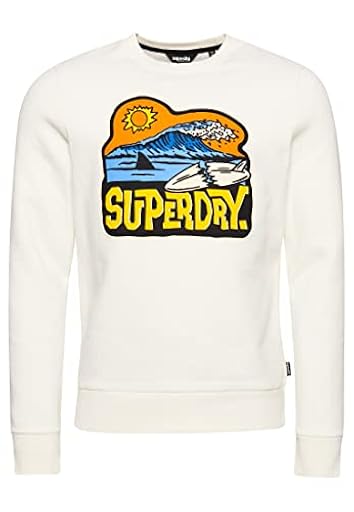Superdry Vintage Travel Sticker Crew M2012460A Desert Bone Off White L Hombre | Ya disponible en tu tienda friki favorita! En mundofriki.es! Superdry Vintage Travel Sticker Crew M2012460A Desert Bone Off White L Hombre | Ya disponible en tu tienda friki favorita! En mundofriki.es!