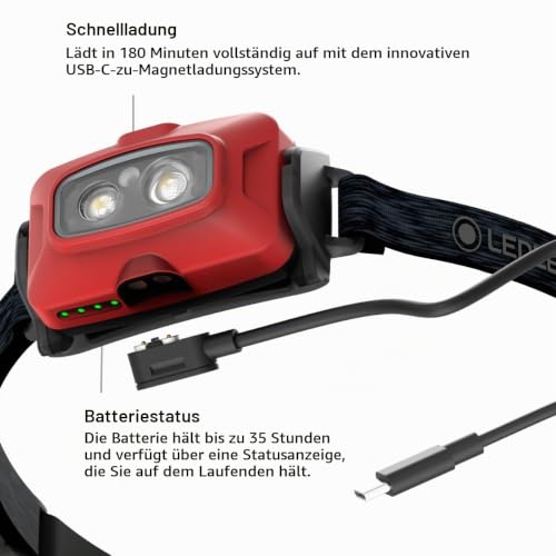 Ledlenser HF4R Core Akku-LED-Stirnlampe, 500lm, 72g, IP68 wasserdicht – Ansicht 5