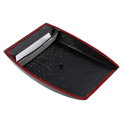 Hood Vent Lid, Universal ABS Self Adhesive Bonnet Vent Cover Decorative for Car (Carbon Fiber)