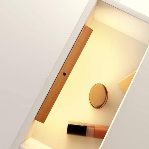 Lámpara de pared inalámbrica para interior con luz cálida de dormitorio y sensor USB 3