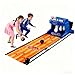 Produktbild JIYINGHUI Automatische Reset Bowlingbahn Spiel LED Elektronische Anzeige Simulation Sound Innen Arkade Konsole Bowling Set Kinder Erwachsene 3.5m/11.48ft