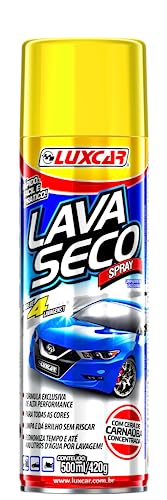 Luxcar Lava Seco Spray 500 ml – Lava até 4 Carros Sem Água