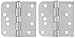 Deltana SS44058TA32D-LH Stainless Steel 4-Inch x 4-Inch x 5/8-Inch Square Hinge