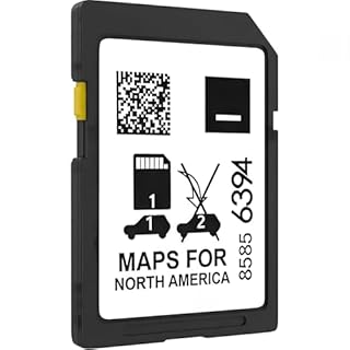 2024 Map Update 85856394 GM Navigation SD Card Fits Select 2019-2024 Acadia, Canyon, Yukon, Silverado, Escalade Suburban, Tahoe, Sierra, Equinox, Enclave, CT4, CT5, XT6 & More, USA Canada Mexico Maps