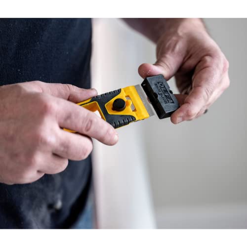 OLFA 40mm Mini Razor Scraper (GSR-2) - Stainless Steel Tool With 6 Blades & Reinforced Handle for Glass, Paint, Floors - Replacement Blades: OLFA 40mm GSB-2S/6B & 120mm GSB-1S - Thumbnail 5