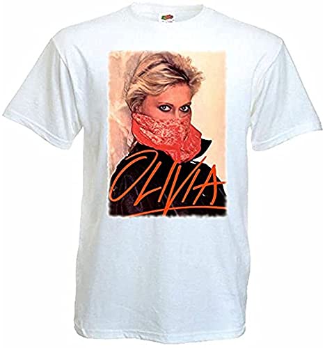 Photo de KAISUO Olivia Newton John T-Shirt Poster White L