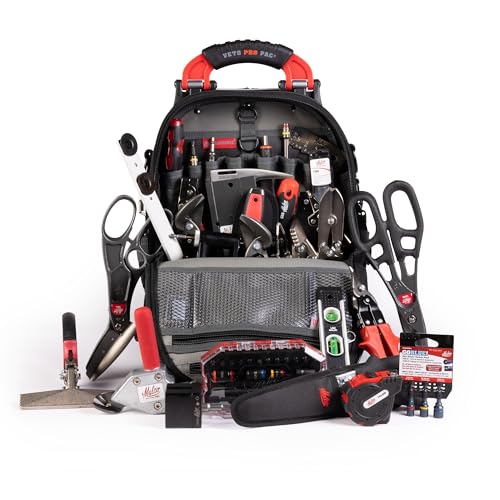Malco HVACPRO3 Ultimate HVAC Pro Kit – 32-Piece Service, Installation & Fabrication Set with VETO® TECH PAC Backpack | TurboShear®, TurboCrimper®, HC1 Hole Cutter & Full Tool Lineup