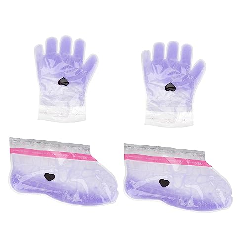 BESTYASH 2 Cubiertas de Cera de para Manos y Pies de Lavanda Juego para de Hidratación Spa Cuidado de y Masajes Hogar