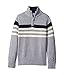 Tommy Hilfiger Boys' Little Peter Half Zip Sweater, Grey Heather, 6