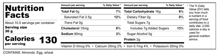 Miniatura 2 de DiBella Bits & Bites Biscotti (almendra naranja)