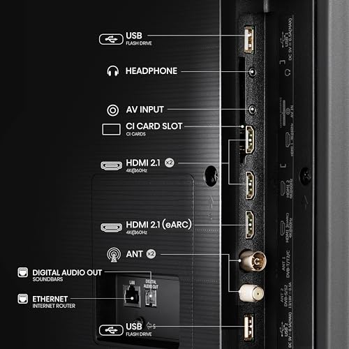 Hisense 65U6NQ 164 cm (65 Zoll) Fernseher 4K Mini LED ULED HDR Smart TV, 60Hz, HDMI 2.0, Game Mode Plus, Dolby Vision & Atmos, Bluetooth, Alexa Built-in, Anthrazit, [2024] – Bild 5