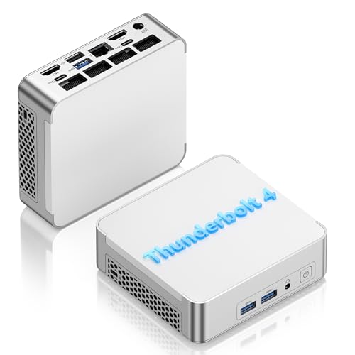 MAGICNUC AG1 Mini PC, Procesador Core i5-12600H Mini Computadora 12 Núcleos/16 Hilos (hasta 4.5GHz), 32GB DDR4, 1TB SSD PCIe4.0, Thunderbolt 4, Wi-Fi6/BT5.2, minidesktop para Gaming y Oficina