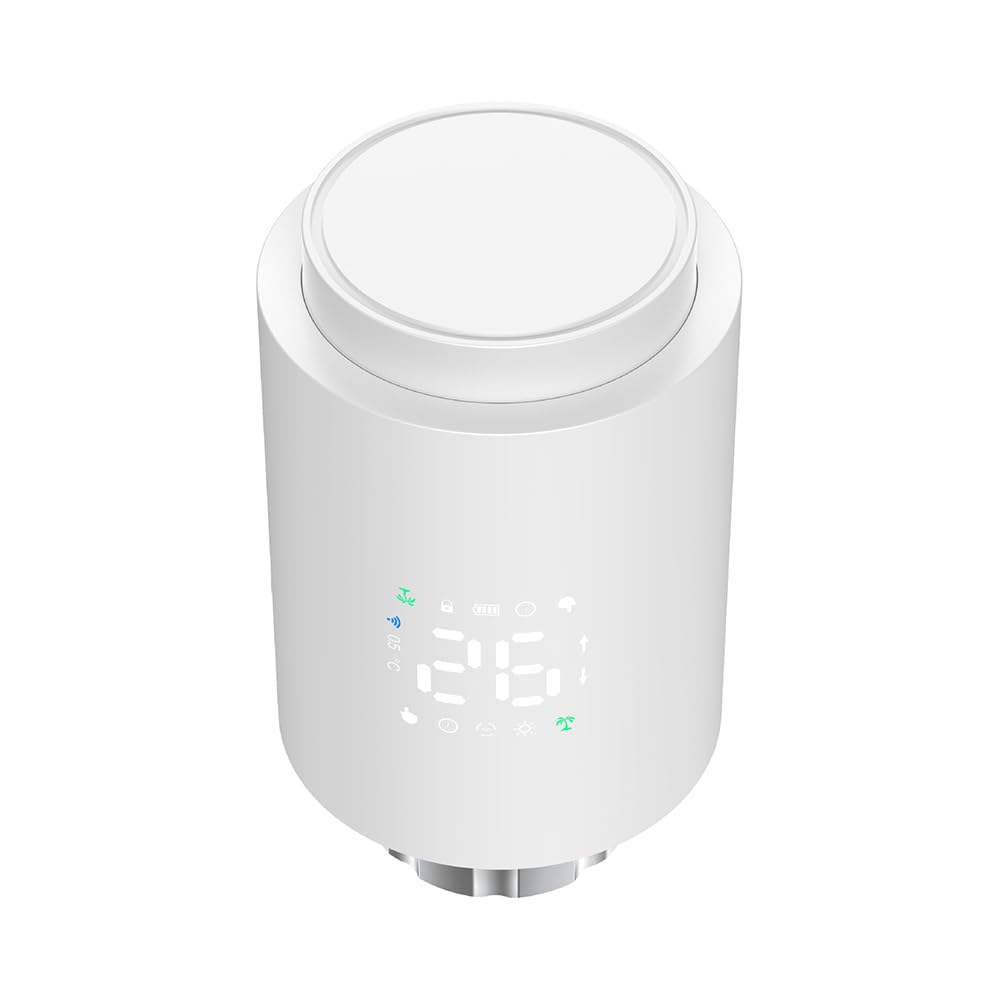 Tiardey Radiator Valve Thermostatic Smart Radiator Valve with Adapter Compatible with Alexa Gogle Assistant Tuya Smart Life - Image 2