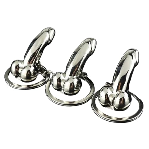 New 2026 Unisex Male Genitalia Key Chain For Lovers Metal Sexy Dick Penis Keyring Individual Keychains Woman Gifts Man Cock Car Ho Decoration Jewelry Luxury Accessories Trendy For Women And Men