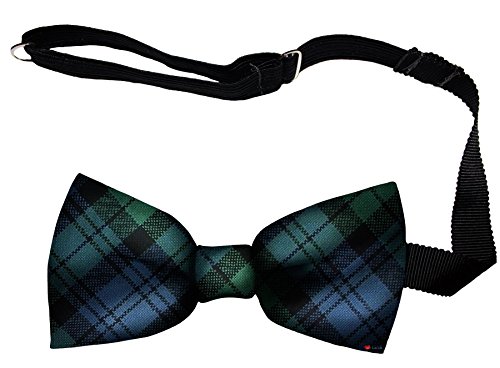 Noeud papillon en laine Campbell Tartan tissé en Écosse