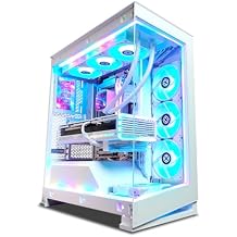 XOTICPC NV5 Ghost Ultimate Gaming Desktop, AMD Ryzen 7 9700X 3.8GHz 5.5GHz Turbo Boost, RTX 5080 16GB, 2TB NVMe SSD, 32GB DDR5 RAM, 850W Gold PSU, Win 11