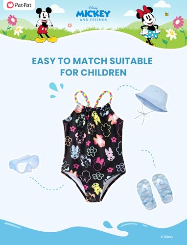 Image of Disney Stitch Marvel Frozen Elsa Girls Swimsuits UPF 50+ One Piece Bathing Suits Sport Summer Swimwear for Kids Size 3-13Y
