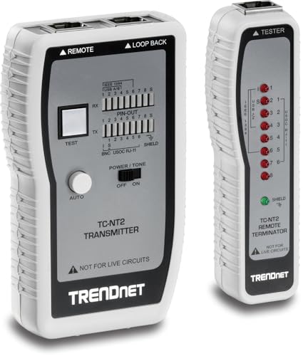 Trendnet cable tester para reparar red lenta y localizar conexiones peladas