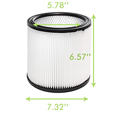 ANBOO Replacement Filter for Shop-Vac 90304, 90350, 90333,903-04-00, 9030400,5 Gallon and Above Wet/Dry Vacuum,Compatible with Shop Vac Vaccuums - Thumbnail 4