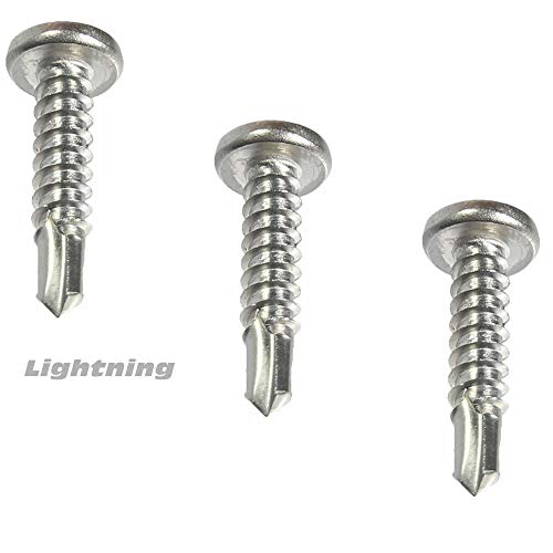 Tornillos autoperforantes Phillips cabeza plana #10 x 3/4" paquete 25 miniatura 2