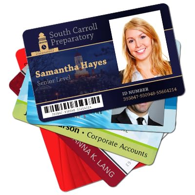 Customized PVC ID Cards | Smart Card Printing | UV Print | Personalized with Name and Photo ID Card Printing | Long Lasting UV Print