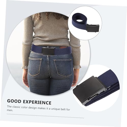 Homoyoyo Men Canvas Waist Belt Training Belt for Casual Use Stylish Waistband for Shorts Jeans and More4