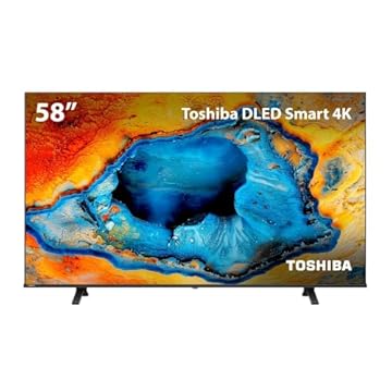 Smart TV DLED 58" 4K Toshiba 58C350NS VIDAA 3 HDMI 2 USB Wi-Fi - TB031M