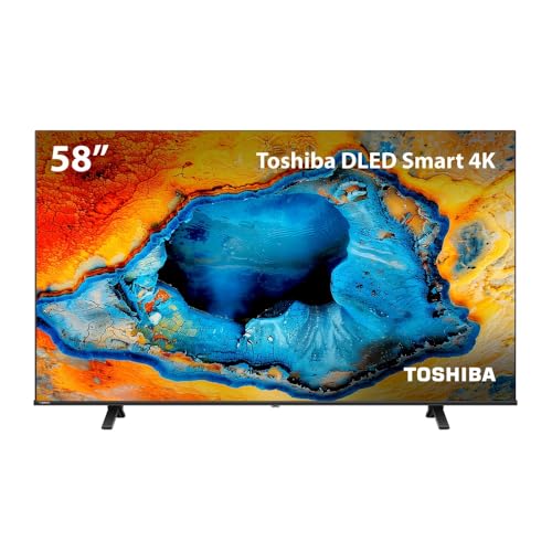 Smart TV DLED 58' 4K Toshiba 58C350NS VIDAA 3 HDMI 2 USB Wi-Fi - TB031M