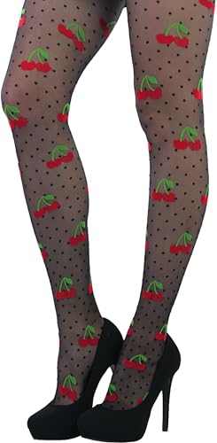 Image of ToBeInStyle Women's Valentine Day Themed Opaque Sheer Pantyhose w /Heart Love