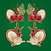 Accessoires de günstig Kaufen-Haarspangen Haarschmuck Weihnachten, 4 Stück Rentier Geweih Haarnadeln Haarclips Hirsch Haar Accessoires Spangen, Haarklammern Weihnachts Deko Haarspange Geschenke für Kinder Mädchen Frauen Damen