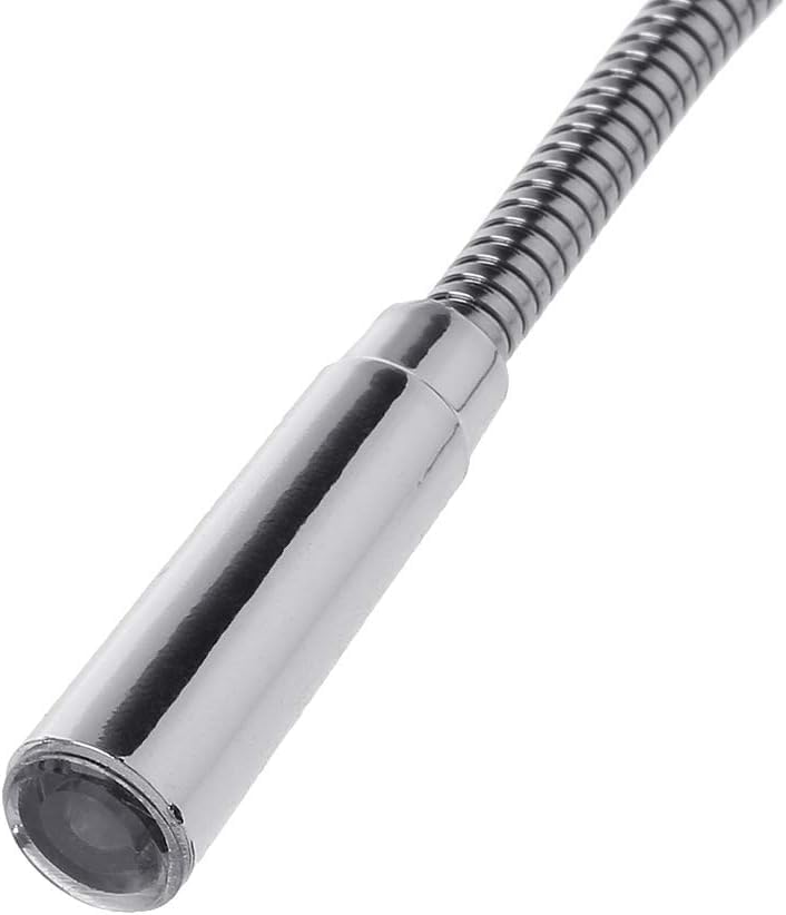 Miniatura 3 de Luz flexible USB plateada cuello de cisne LED brillante lámpara portátil computadoras estudiar para oficina trabajo escritura accesorios de lectura